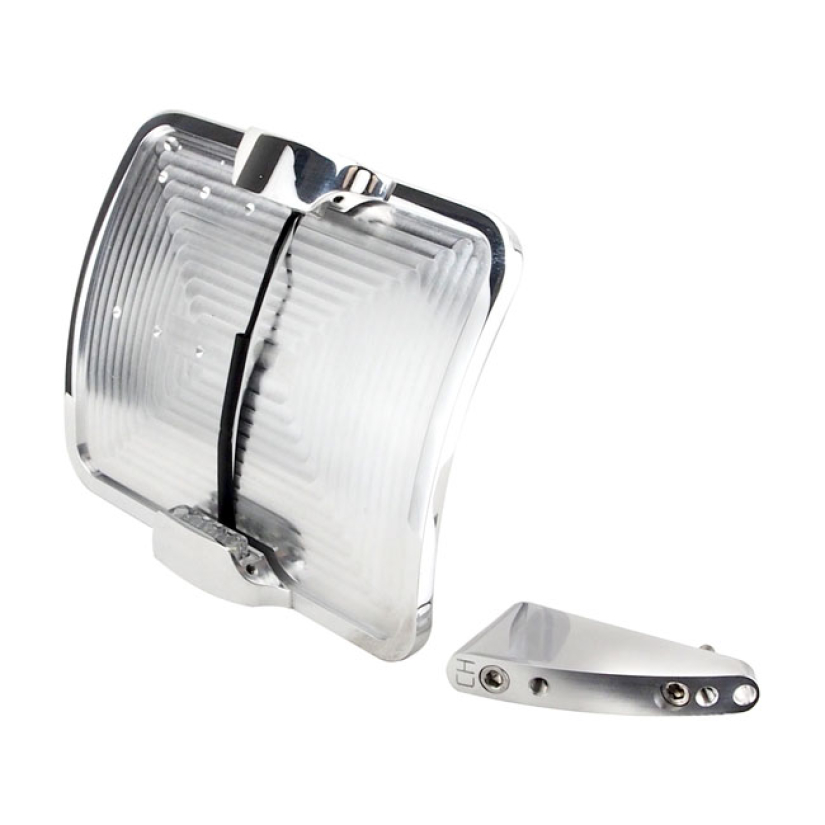 HKC LICENSE PLATE HOLDER - SWITZERLAND POLISHED TWICE-CLAMP STYLE -  F 563606