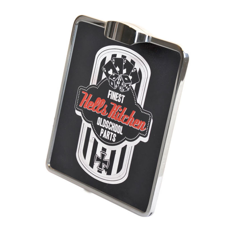 HKC LICENSE PLATE HOLDER - GERMANY POLISHED SQUEEZE STYLE - FOR 200 X 563612