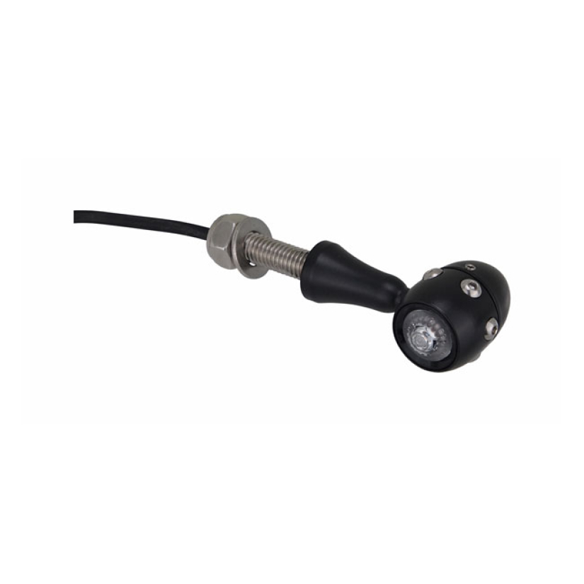 HKC, RETRO LED TURN SIGNALS. BLACK ALU - TURN SIGNAL FUNCTION ONLY - F 563623