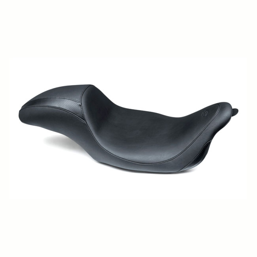 MUSTANG, HIGHTAIL FASTBACK 2-UP SEAT BLACK. FRONT 13" WIDE. DETAILED S 563691