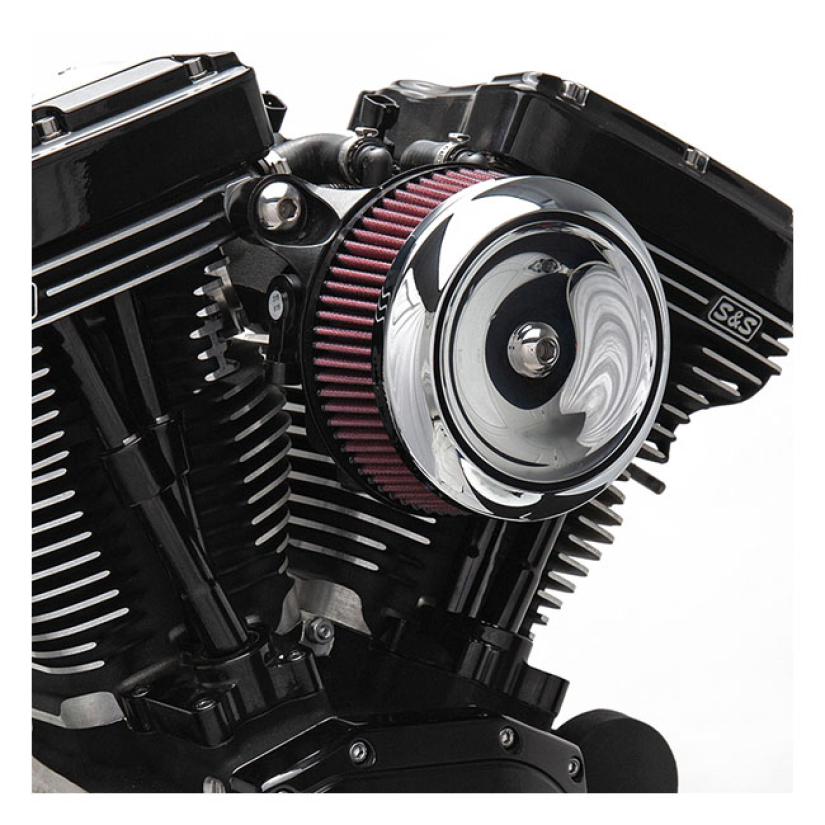 S&S STEALTH, DISHED BOBBER TEARDROP AIR CLEANER KIT 565086