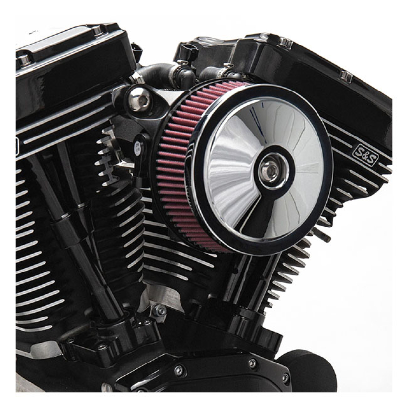 S&S STEALTH, DOMED BOBBER TEARDROP AIR CLEANER KIT 565089