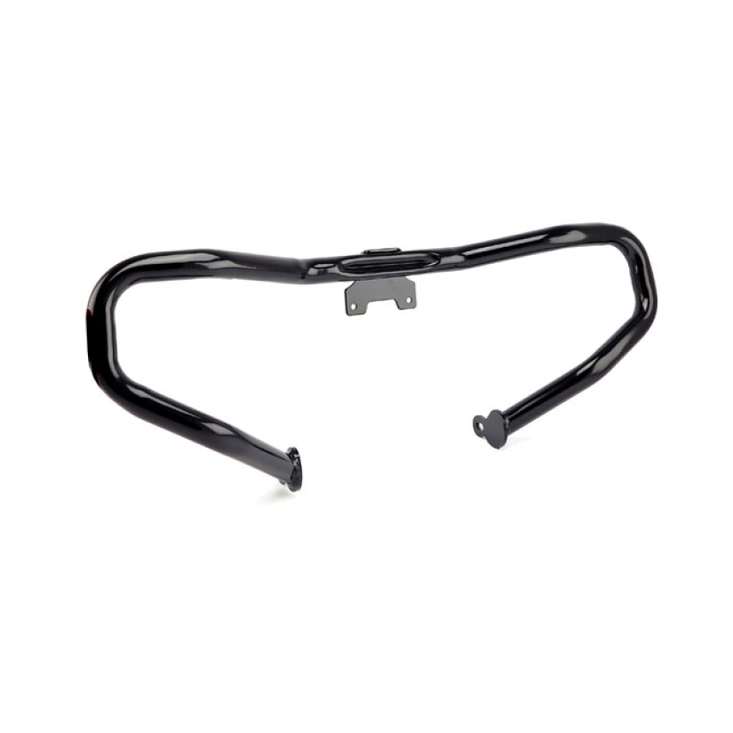 FRONT ENGINE GUARD. CHOPPED, BLACK GLOSS BLACK. CHOPPED STEEL CRASH BA 565839