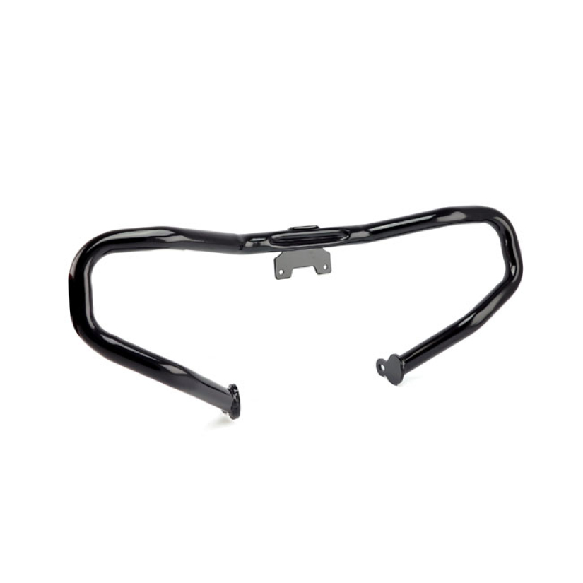 FRONT ENGINE GUARD. CHOPPED, BLACK GLOSS BLACK. CHOPPED STEEL CRASH BA 565843
