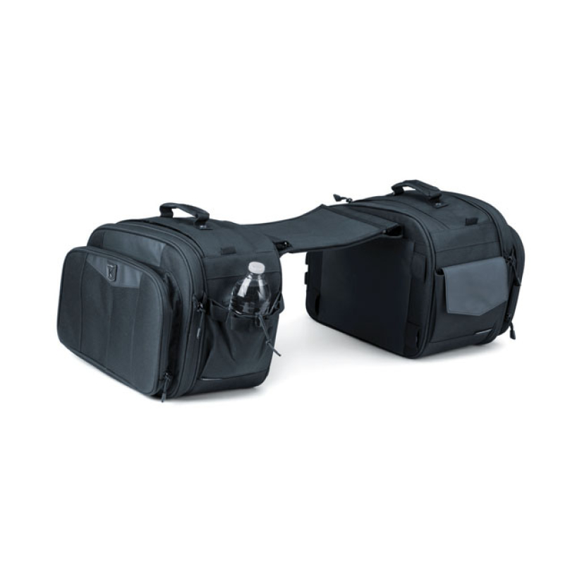 KURYAKYN MOMENTUM OUTRIDER THROW-OVER SADDLEBAGS, BLACK 567281