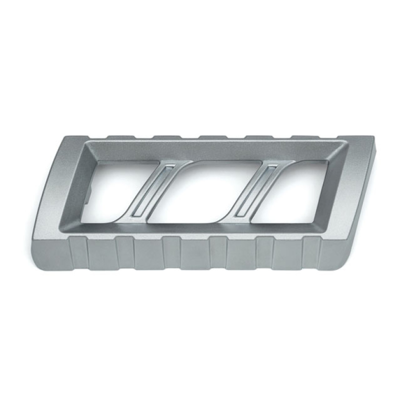 KURYAKYN 6" RIOT HEAT SHIELD, SILVER BEAD BLASTED 567582
