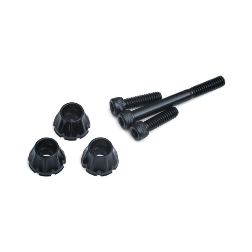 KURYAKYN, DECORATIVE WINDSHIELD SCREWS GLOSS BLACK. DIRECT REPLACEMENT 567606