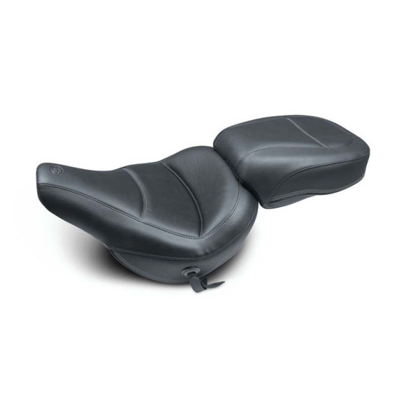 MUSTANG, STANDARD TOURING SOLO SEAT BLACK. 16" WIDE. DETAILED TRIPLE S 568414