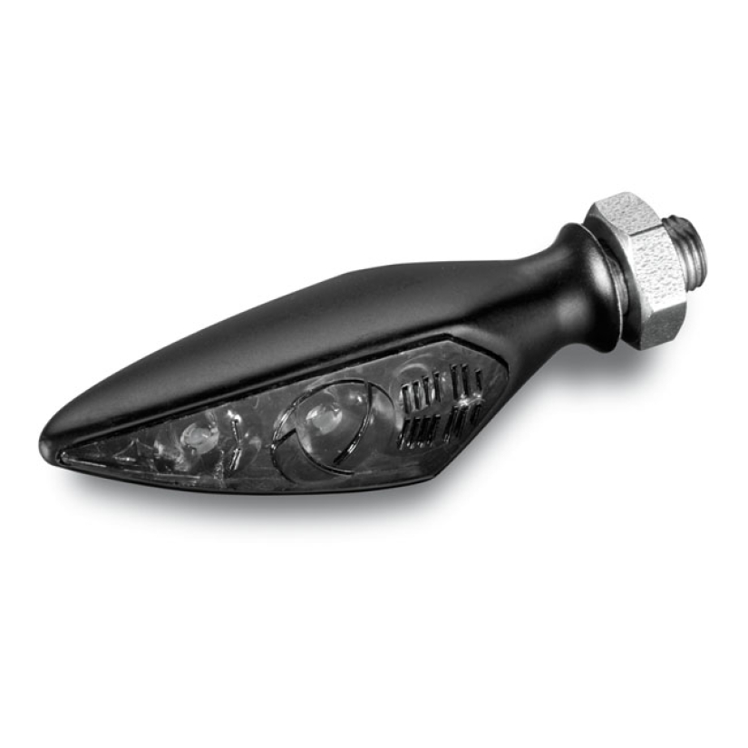 KELLERMANN, RHOMBUS S DARK TURN SIGNAL. FL/RR BLACK; FRONT LEFT / REAR 569171