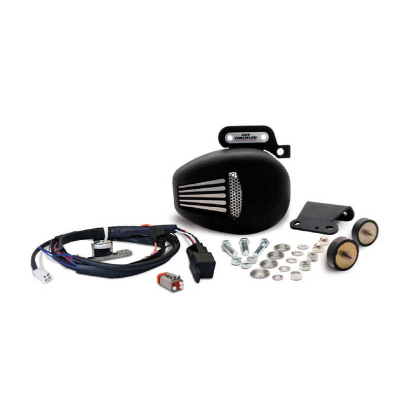 JIMS, M8 FORCEFLOW CYLINDER HEAD COOLER. BLACK THE FORCEFLOW CYLINDER 569210