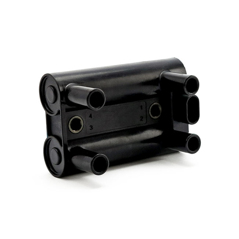 IGNITION COIL, OEM STYLE SINGLE FIRE. FUEL INJECTED MODELS BLACK. FITS 569344