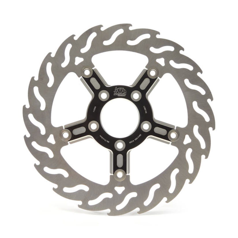 MOTO-MASTER FLAME FLOATING FRONT BRAKE DISC ABE APPR. ABE APPROVED; FR 569371