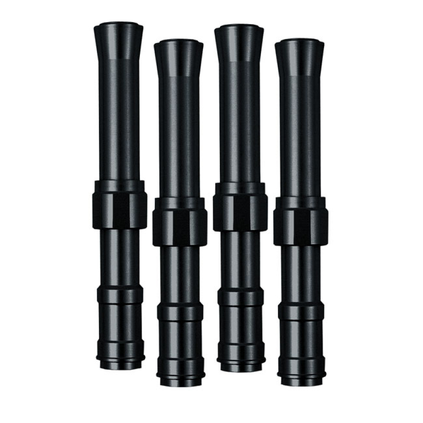 DIPPERT, EVO B.T. ALUMINUM PUSHROD COVER SET. BLACK BLACK ANODIZED. TH 570980