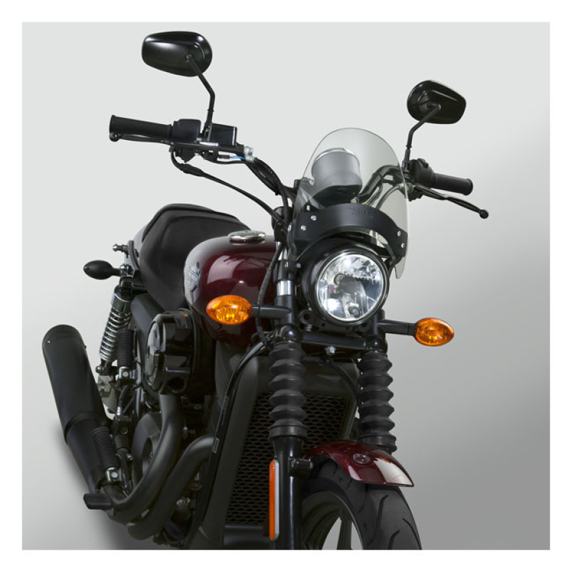 NATIONAL CYCLE FLYSCREENR LS LIGHT TINT, BLACK FORK MOUNTED SCREEN WIT 572259
