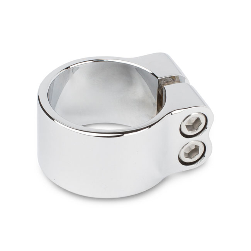 ARLEN NESS, SUPER MUFFLER CLAMPS. 1 7/8". CHROME 573513