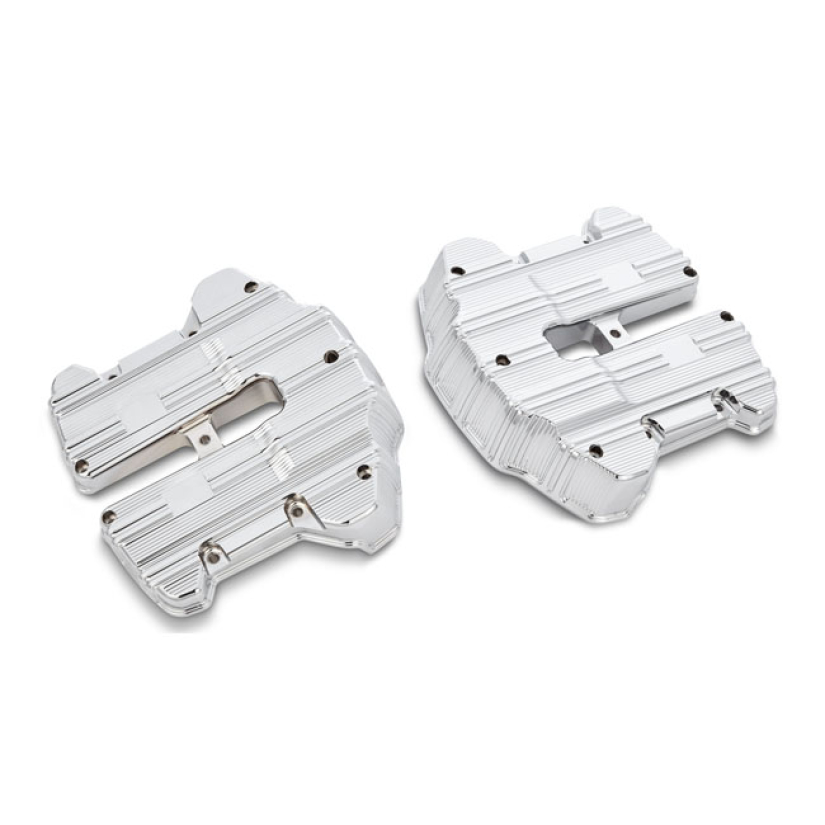 ARLEN NESS, 10-GAUGE ROCKER COVER SET. CHROME CHROME PLATED CNC MACHIN 573554