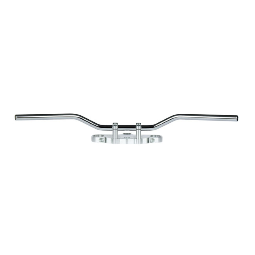 TRW, 22MM (7/8") TOURING CLASSIC HANDLEBAR. LOW. CHROME CHROME; STEEL 574036