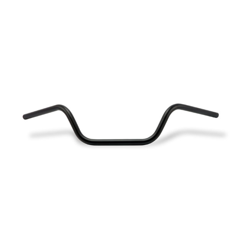 TRW, 22MM (7/8") TOURING HANDLEBAR. LOW. BLACK BLACK POWDER COATED STE 574040