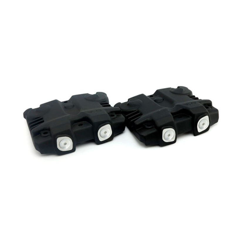 EMD, ''SHERMAN STYLE'' ROCKER COVER SET. BLACK BLACK FINISH. ANOTHER G 574262