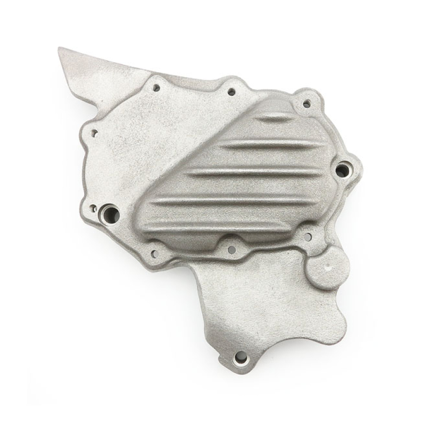 EMD, RIBBED SPROCKET COVER XL. RAW FINISH ALUMINUM WITH AN ''AS CAST'' 574283