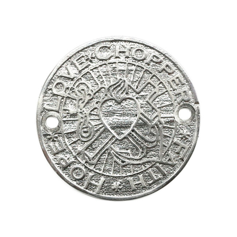 WANNABE CHOPPERS, POINT COVER CFLH HORIZONTAL MOUNT HOLES. SAND-CAST A 574527