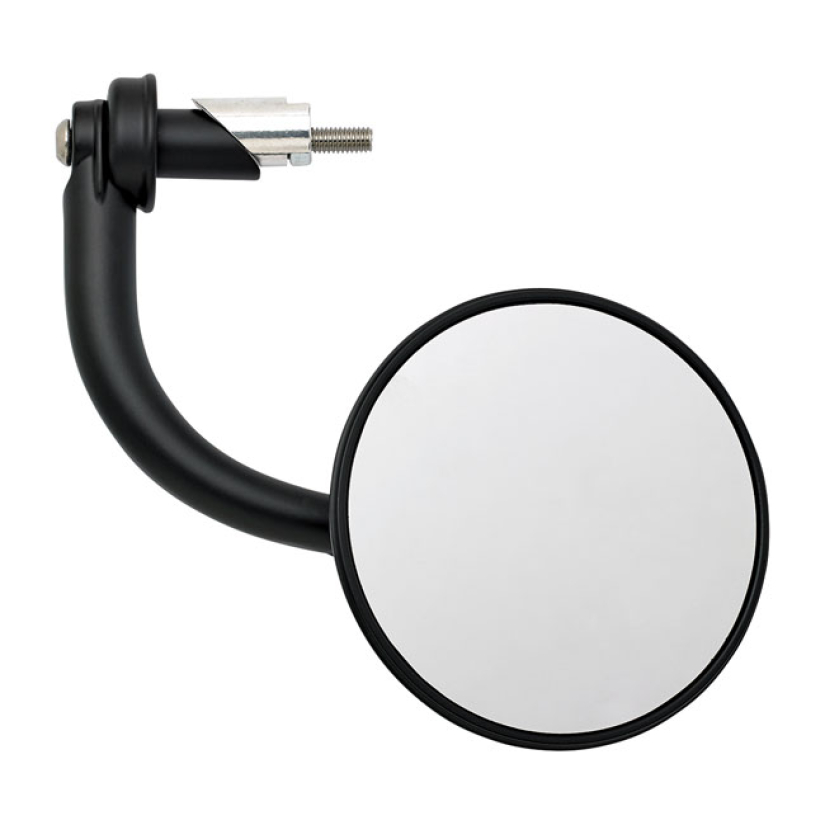 BILTWELL, IN-BAR UTILITY MIRROR ROUND 7/8" BLACK 574610