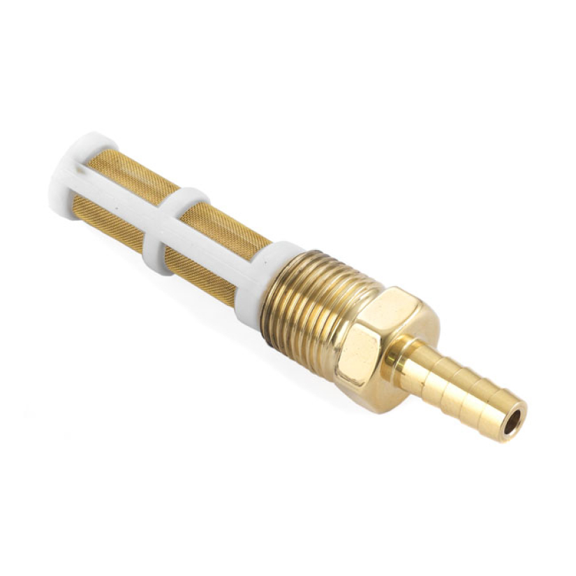 K-TECH BRASS 3/8" NPT CUSTOM FUEL LINE FITTING POL 575375