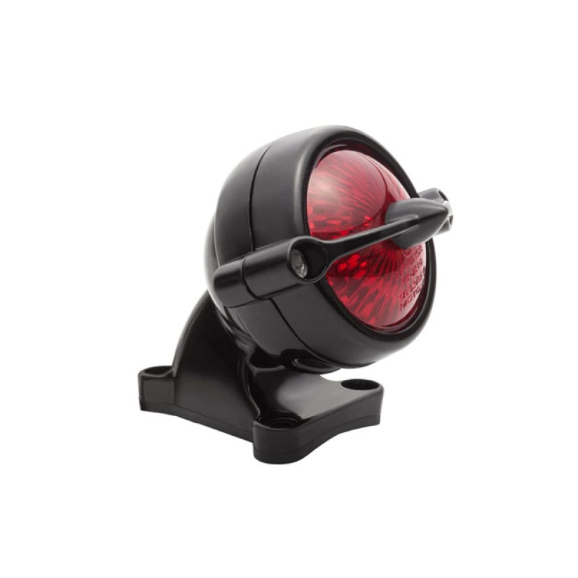 MOTONE BEL AIR TAIL LIGHT WITH FENDER MOUNT BLACK. ECE APPROVED. MANUF 575390