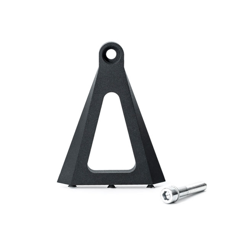 KILLER CUSTOM, SIDE MOUNT LICENSE PLATE BRACKET CNC MACHINED BLACK POW 575496