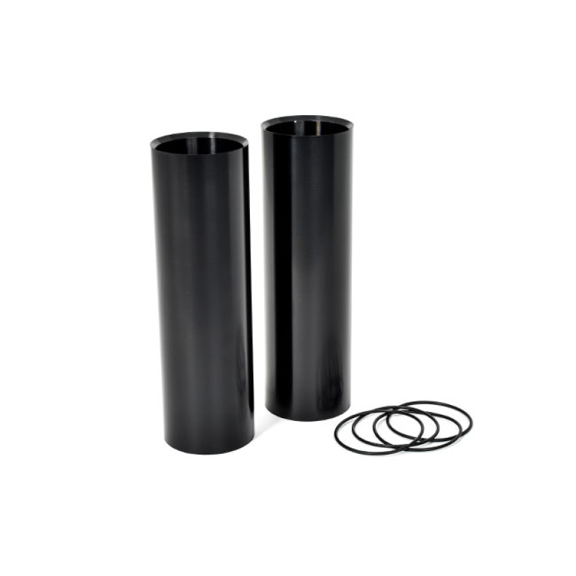 KILLER CUSTOM, ''AGGRESSOR'' UPPER FORK COVER SET. BLACK BLACK ANODIZE 575502