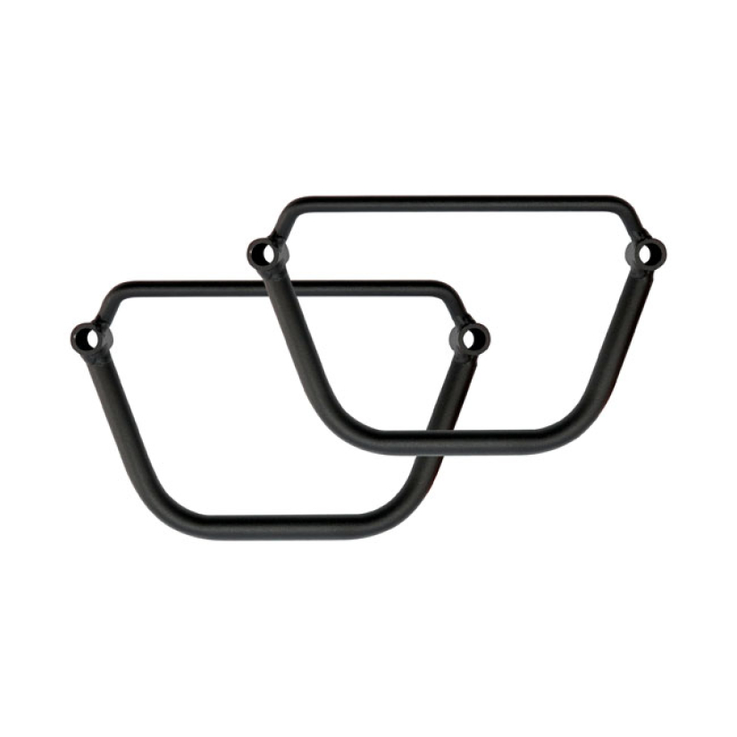 LONGRIDE, SADDLEBAG HOLDER. BLACK MOUNTING BRACKETS FOR LONGRIDE SADDL 575679