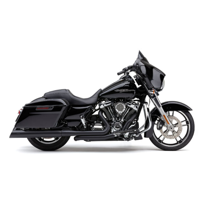 COBRA, TRUE DUAL HEAD PIPES. BLACK SATIN BLACK. COMES WITH TRUE INDEPE 576244