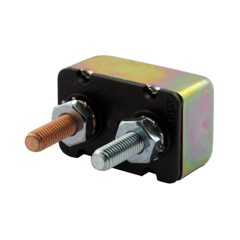 CIRCUIT BREAKER, AUTOMATIC. NO MOUNT, METAL. 15A NO MOUNT TABS; WITH M 576370