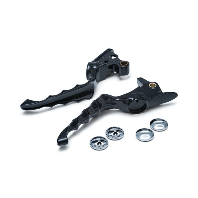 KURYAKYN, ZOMBIE LEVERS. GLOSS BLACK COMFORTABLE AND ERGONOMIC SHORT R 576879