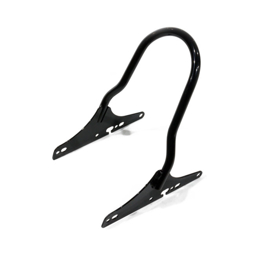 SISSY BAR KIT 10.50" UPRIGHT BLACK GLOSS BLACK; ONE-PIECE CONSTRUCTION 577045
