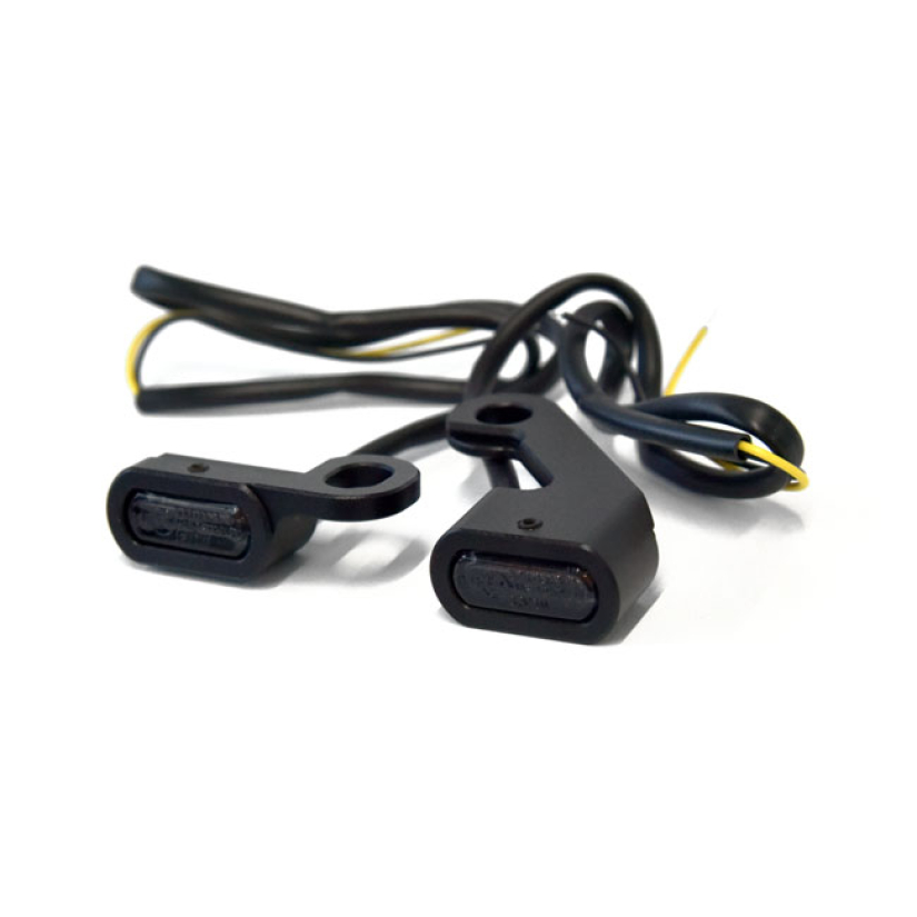 FASTLINE, BELOW BAR LED TURN SIGNAL SET. BLACK 577086