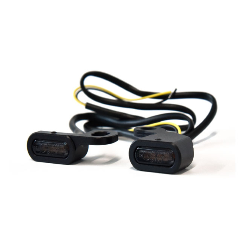 FASTLINE, BELOW BAR LED TURN SIGNAL SET. BLACK 577090