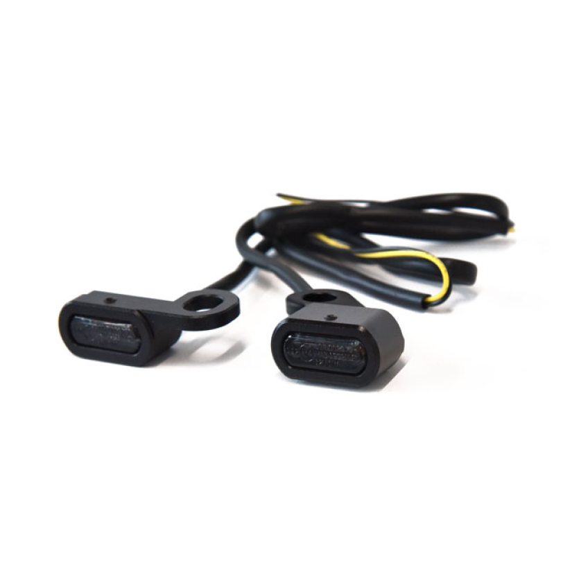 FASTLINE, BELOW BAR LED TURN SIGNAL SET. BLACK 577094