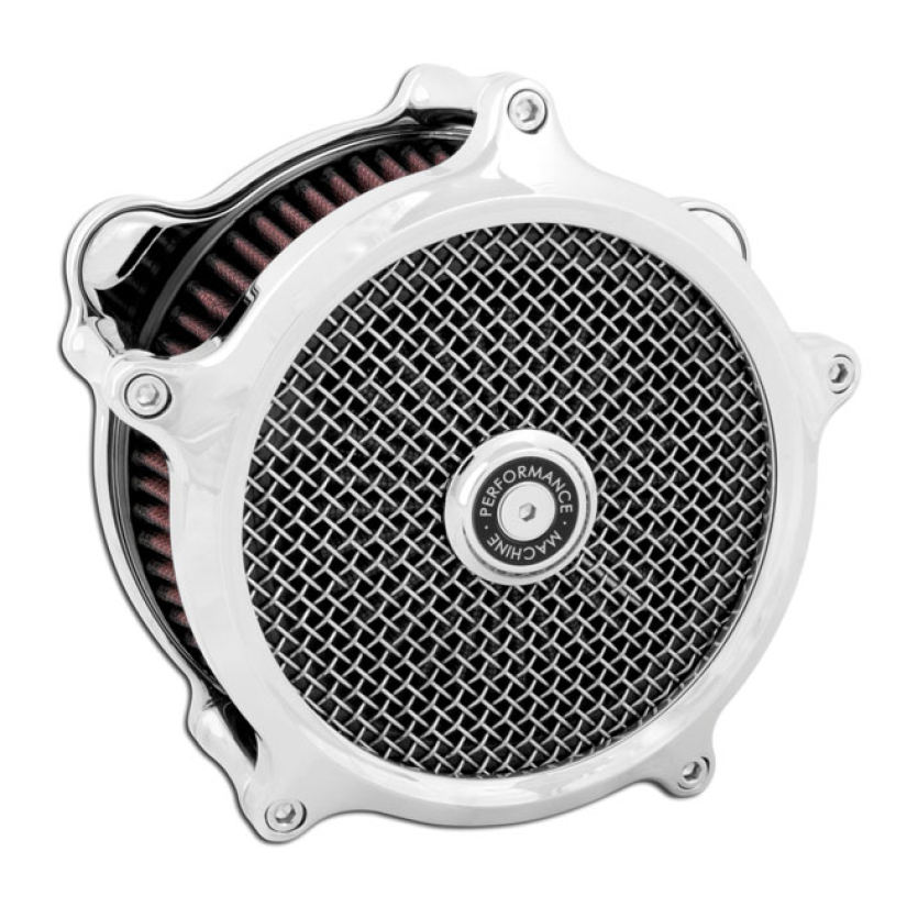 PM, ''SUPER GAS INTERCHANGE'' AIR CLEANER KIT. CHROME CHROME PLATED FI 577431