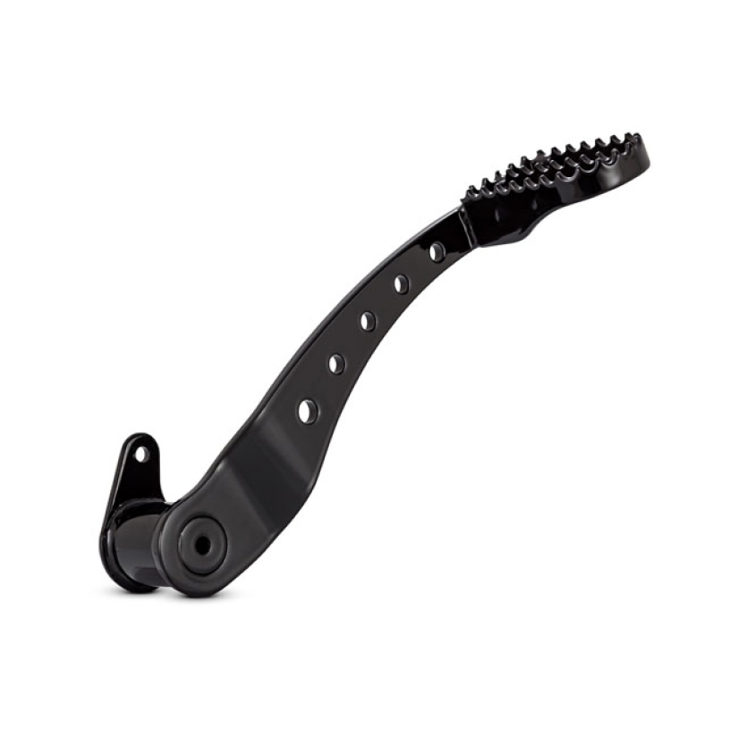 BURLY, MX BRAKE LEVER. BLACK SATIN BLACK STEEL MOTOCROSS STYLE BRAKE L 577565