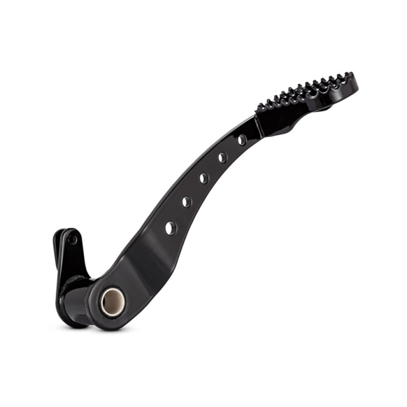 BURLY, MX BRAKE LEVER. BLACK SATIN BLACK STEEL MOTOCROSS STYLE. FEATUR 577567