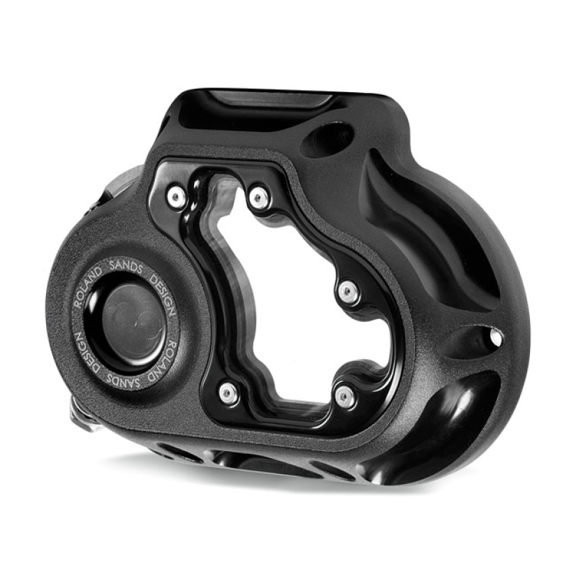 RSD TRANSMISSION END COVER CLARITY, CABLE CLUTCH. BLACK OPS 577708