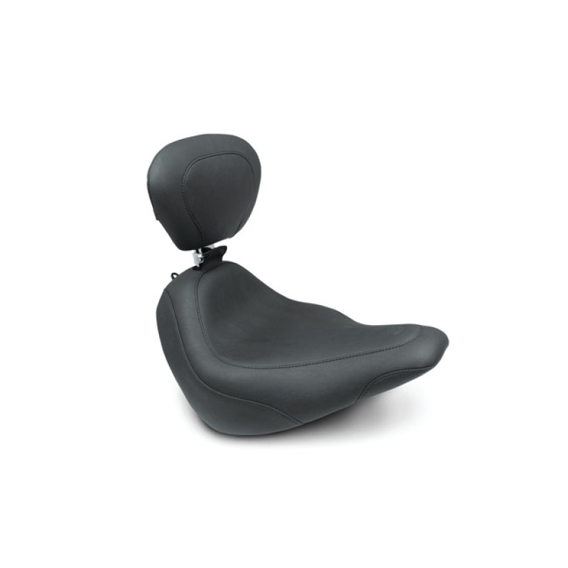 MUSTANG, WIDE TRIPPER SOLO SEAT W/RIDER BACKREST BLACK. 13" WIDE. NOTE 578020
