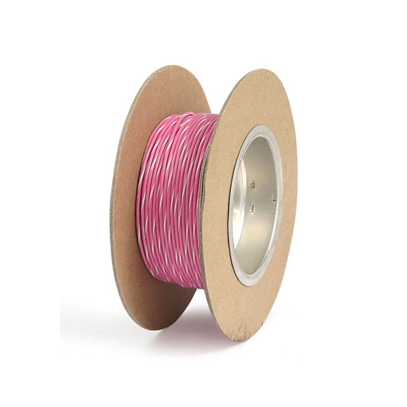 PINKKI / VALKOINEN. NAMZ WIRE ON SPOOL, 18 GAUGE 1 M  578325