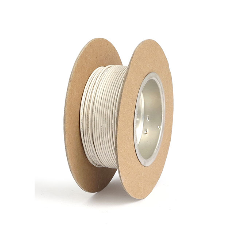 VALKOINEN. NAMZ WIRE ON SPOOL, 18 GAUGE 1 M 578341