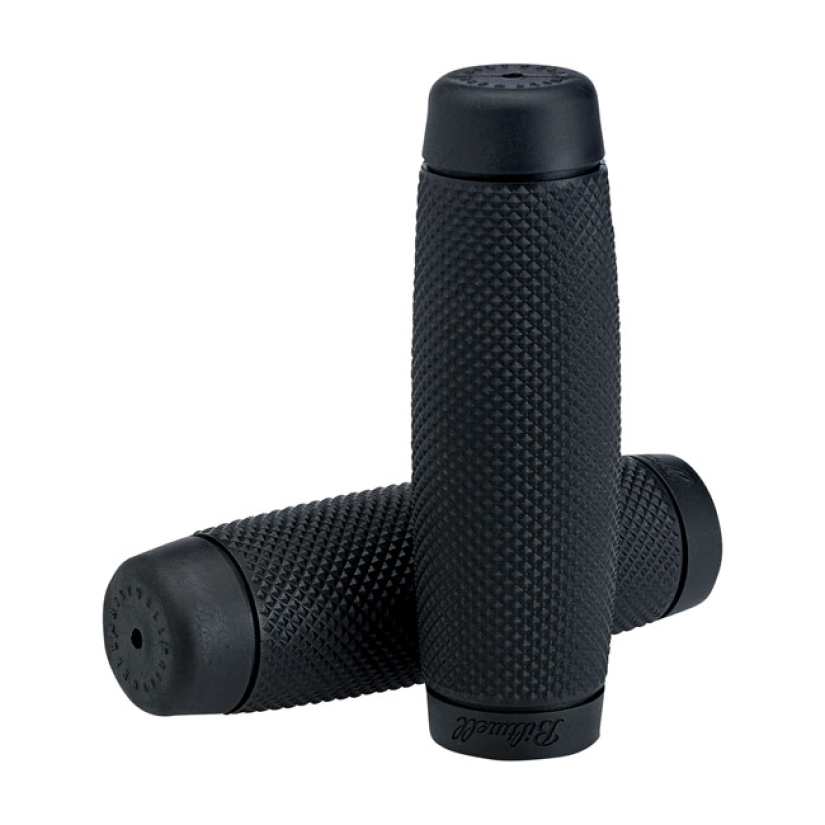 BILTWELL 1" TPV GRIPS RECOIL BLACK A TPV RUBBER GRIP SET; MANUFACTURED 578542