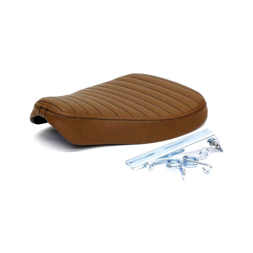 C-RACER, CLASSIC BOBBER SOLO SEAT. LARGE. DARK BROWN DARK BROWN SYNTHE 578618