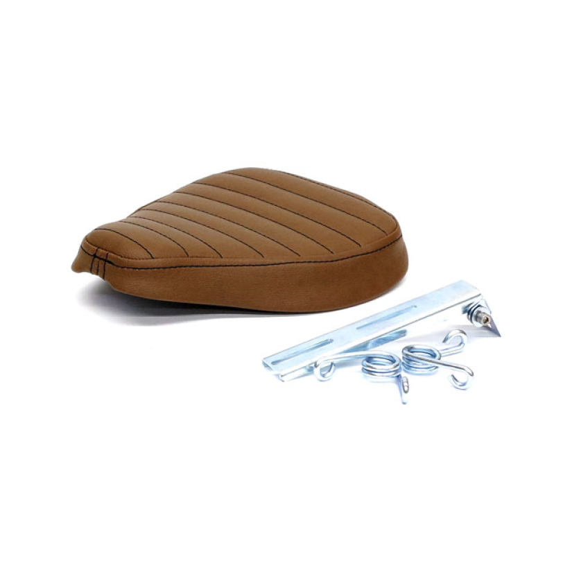 C-RACER, CLASSIC BOBBER SOLO SEAT. SMALL. DARK BROWN DARK BROWN SYNTHE 578622