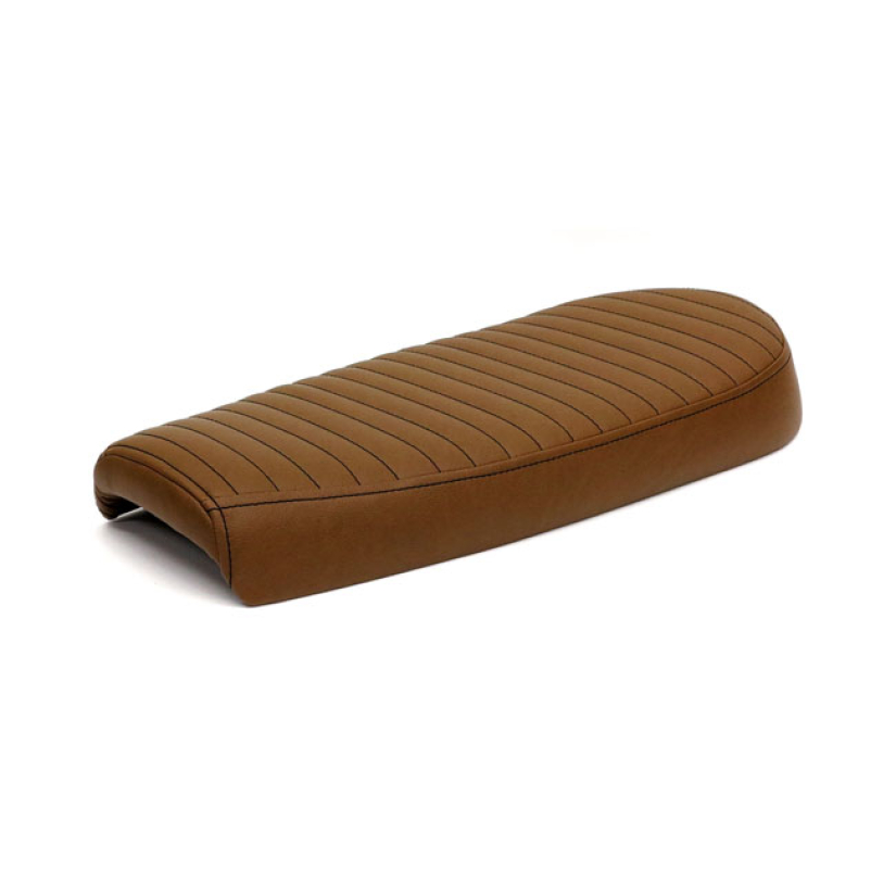 C-RACER, FAT SCRAMSADLE SCRAMBLER SEAT. DARK BROWN NO LUGGAGE RACK. DA 578630