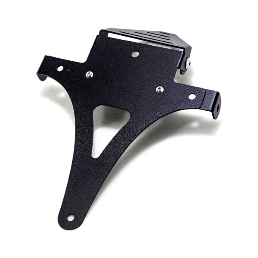 C-RACER, UNIVERSAL LICENSE PLATE HOLDER NO2 BLACK POWDER COATED STEEL 578724